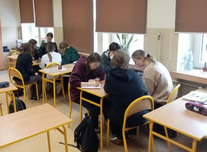 Lekcja matematyki w klasie 3b