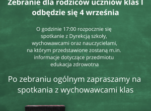 Zebrania rodziców