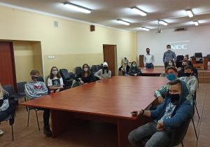 spotkanie ze studentami z Włoch